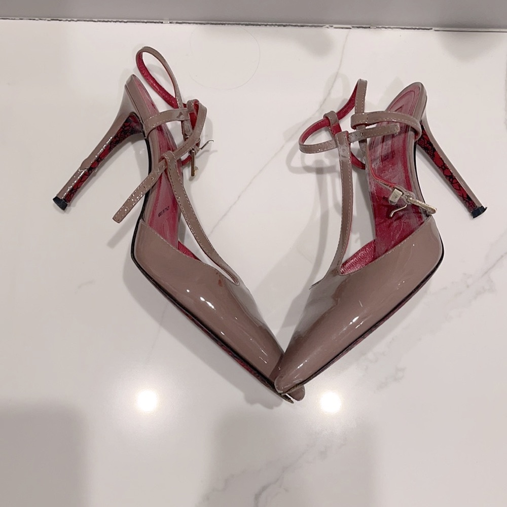 Authentic Cesare PAciotti nude heels